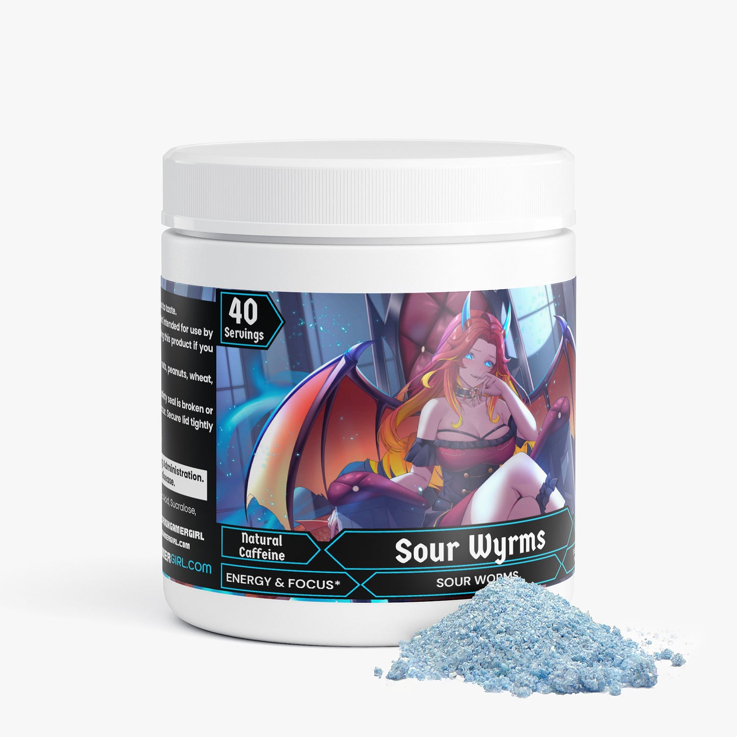 Mezil Justice - Sour Wyrms Focus Powder (Sour Worms)