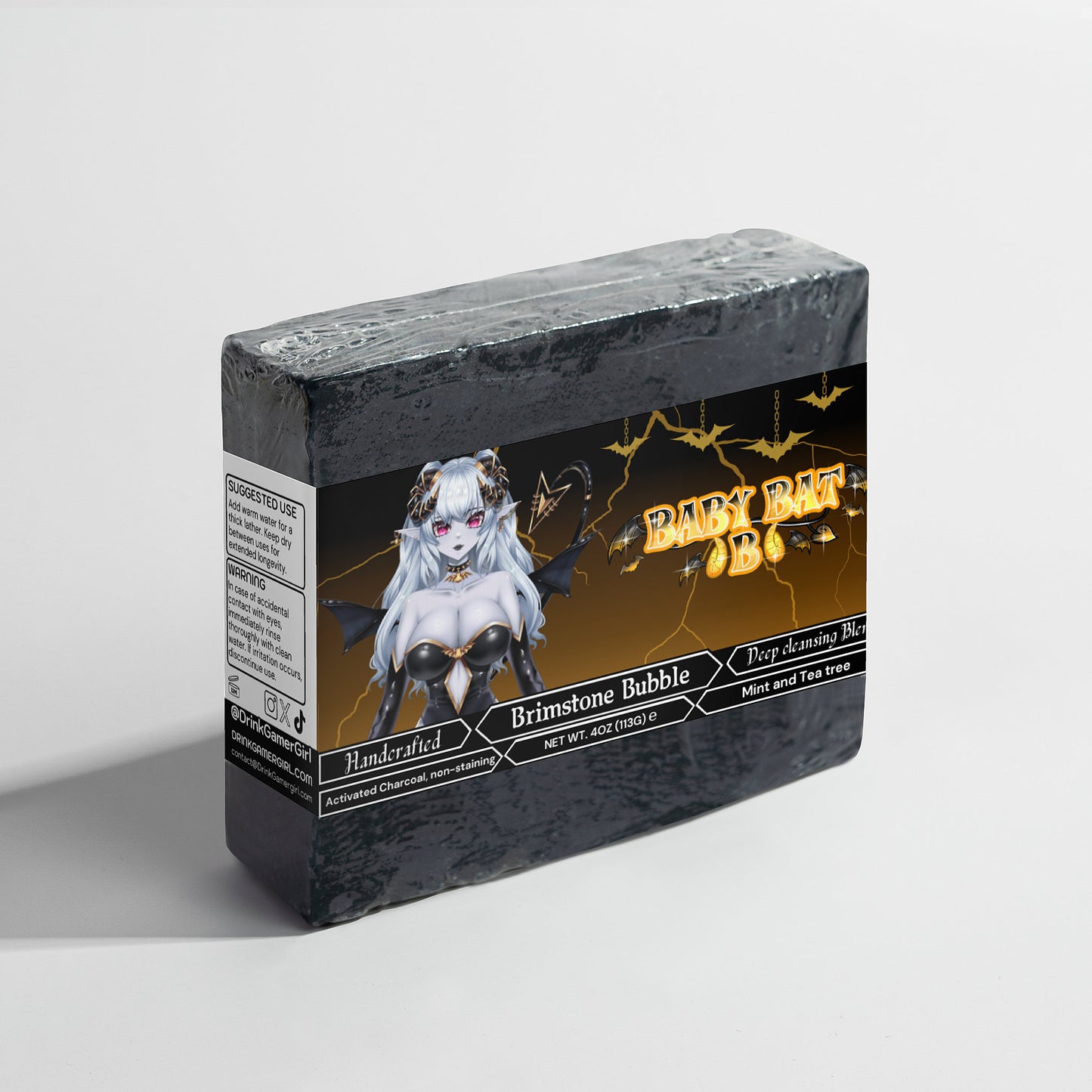 BabyBatB - Brimstone Bubble Charcoal Soap