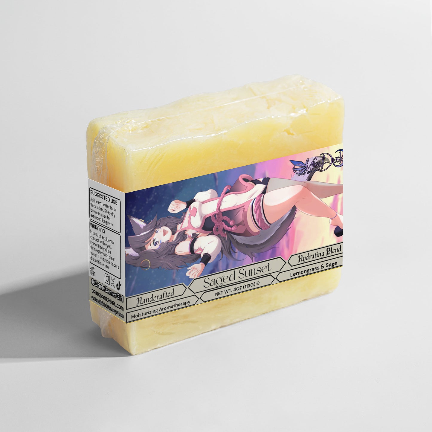 Miss Dusk - Saged Sunset Lemongrass & Sage Soap