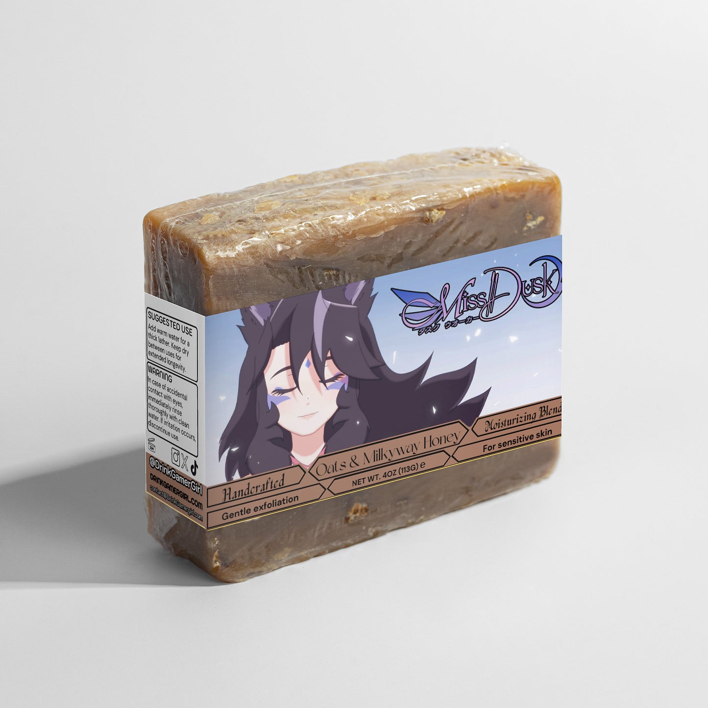 Miss Dusk - Oats & Milkyway Honey Oat Milk Honey Soap