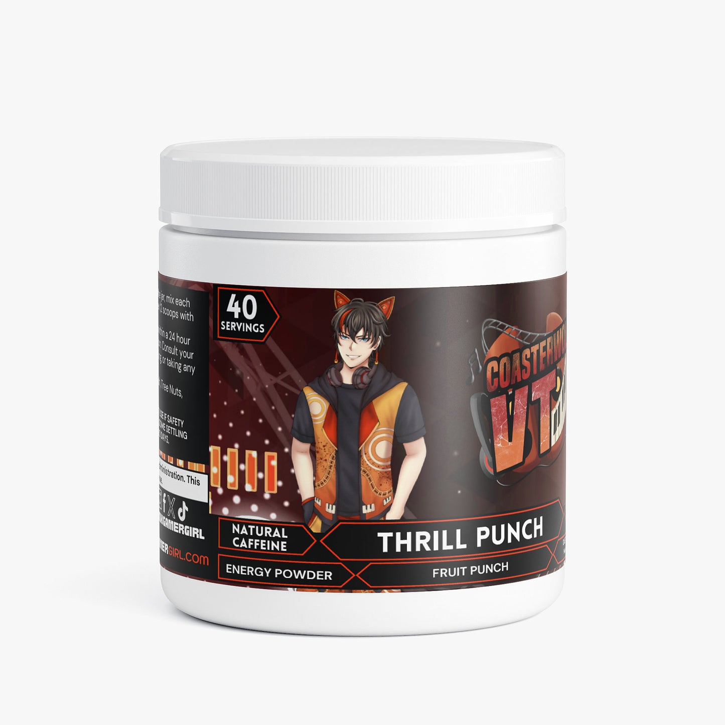 CoasterwolfVT - Thrill Punch Energy Powder (Fruit Punch)