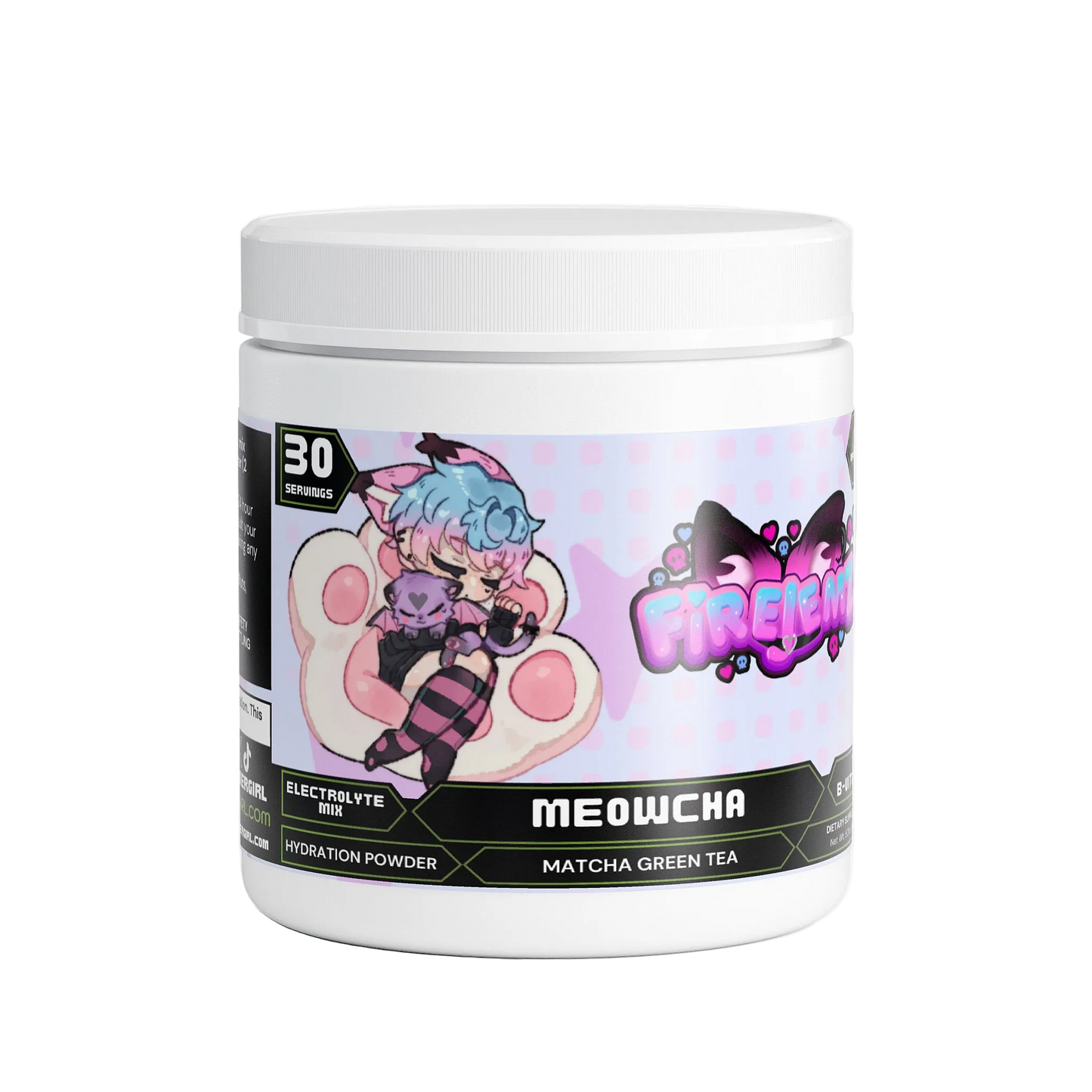 Firejemz - Meowcha Hydration Powder (Matcha Green Tea)