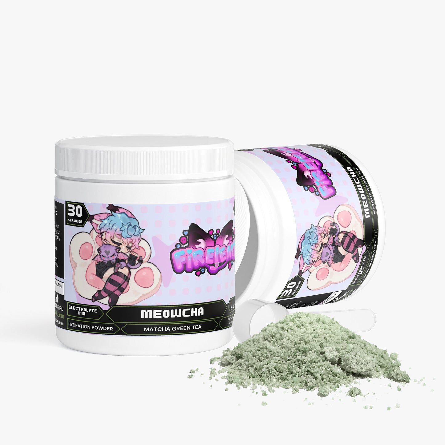 Firejemz - Meowcha Hydration Powder (Matcha Green Tea)
