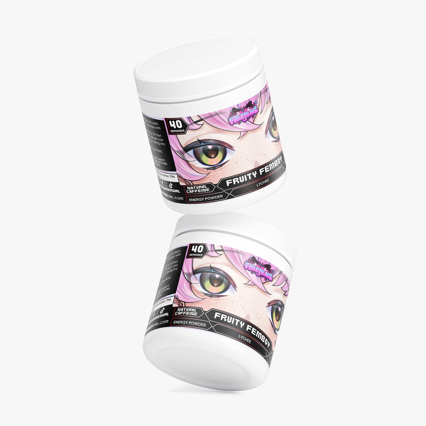 Firejemz - Fruity Femboy Energy Powder (Lychee Splash Energy)