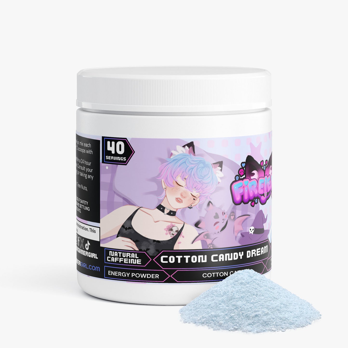 Firejemz - Cotton Candy Dream Energy Powder (Cotton Candy)