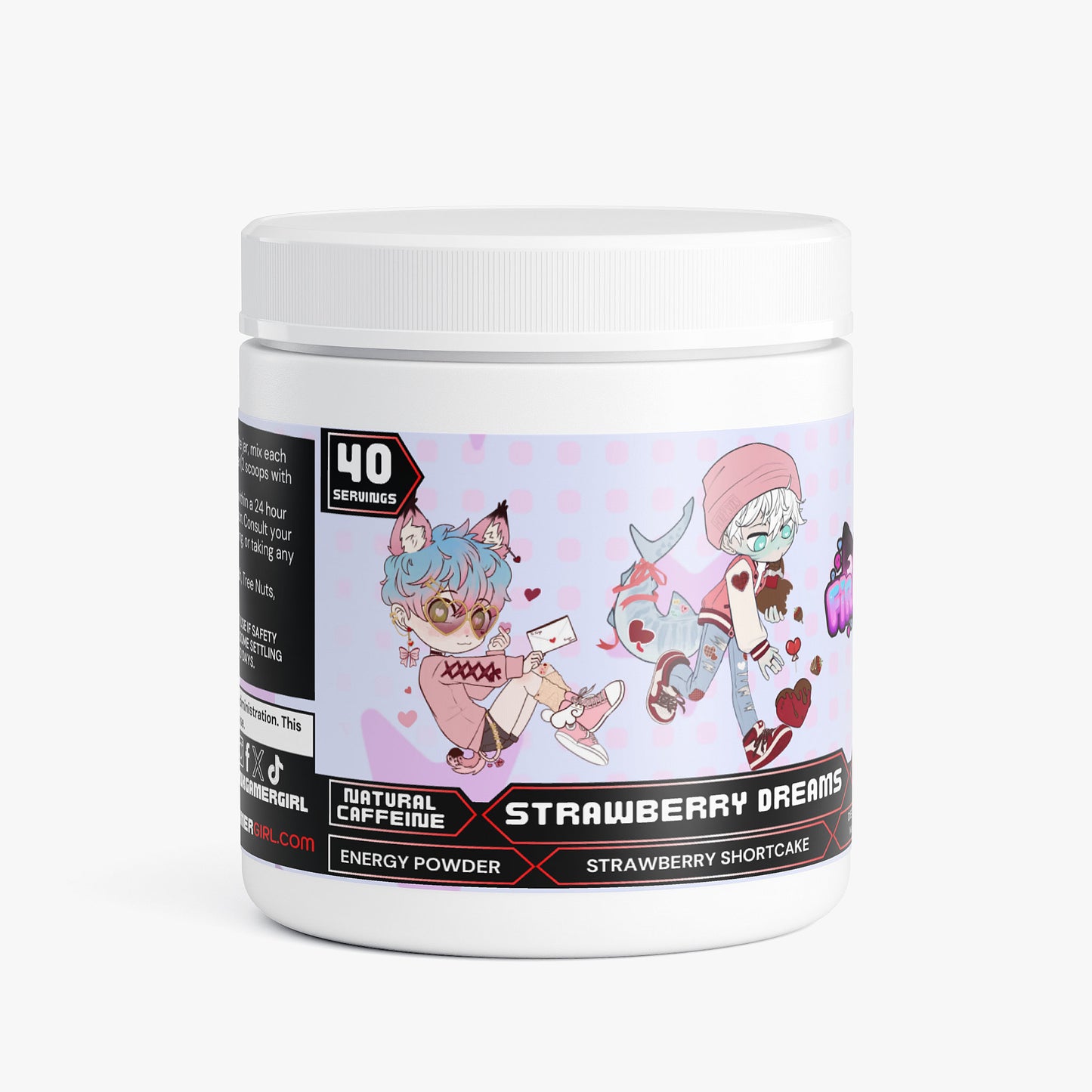 Firejemz - Strawberry Dreams Energy Powder (Strawberry Shortcake)