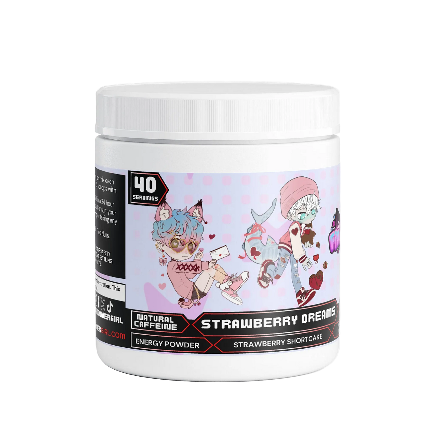 Firejemz - Strawberry Dreams Energy Powder (Strawberry Shortcake)