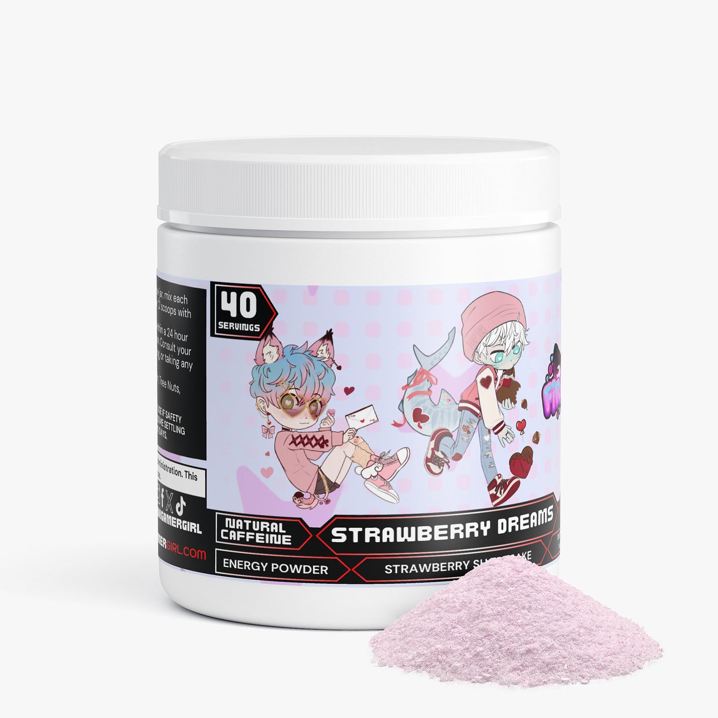 Firejemz - Strawberry Dreams Energy Powder (Strawberry Shortcake)