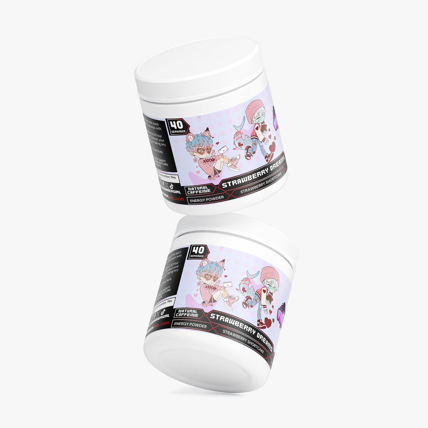 Firejemz - Strawberry Dreams Energy Powder (Strawberry Shortcake)