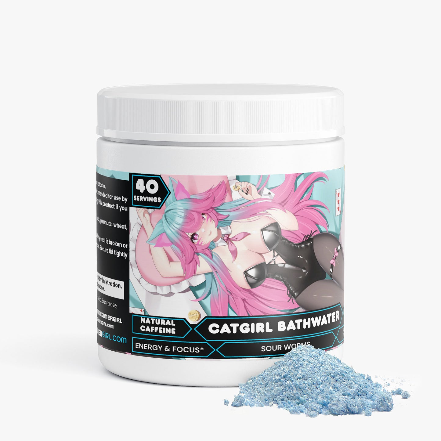Akuma Miko - Catgirl Bathwater Focus Powder (Sour Worms)
