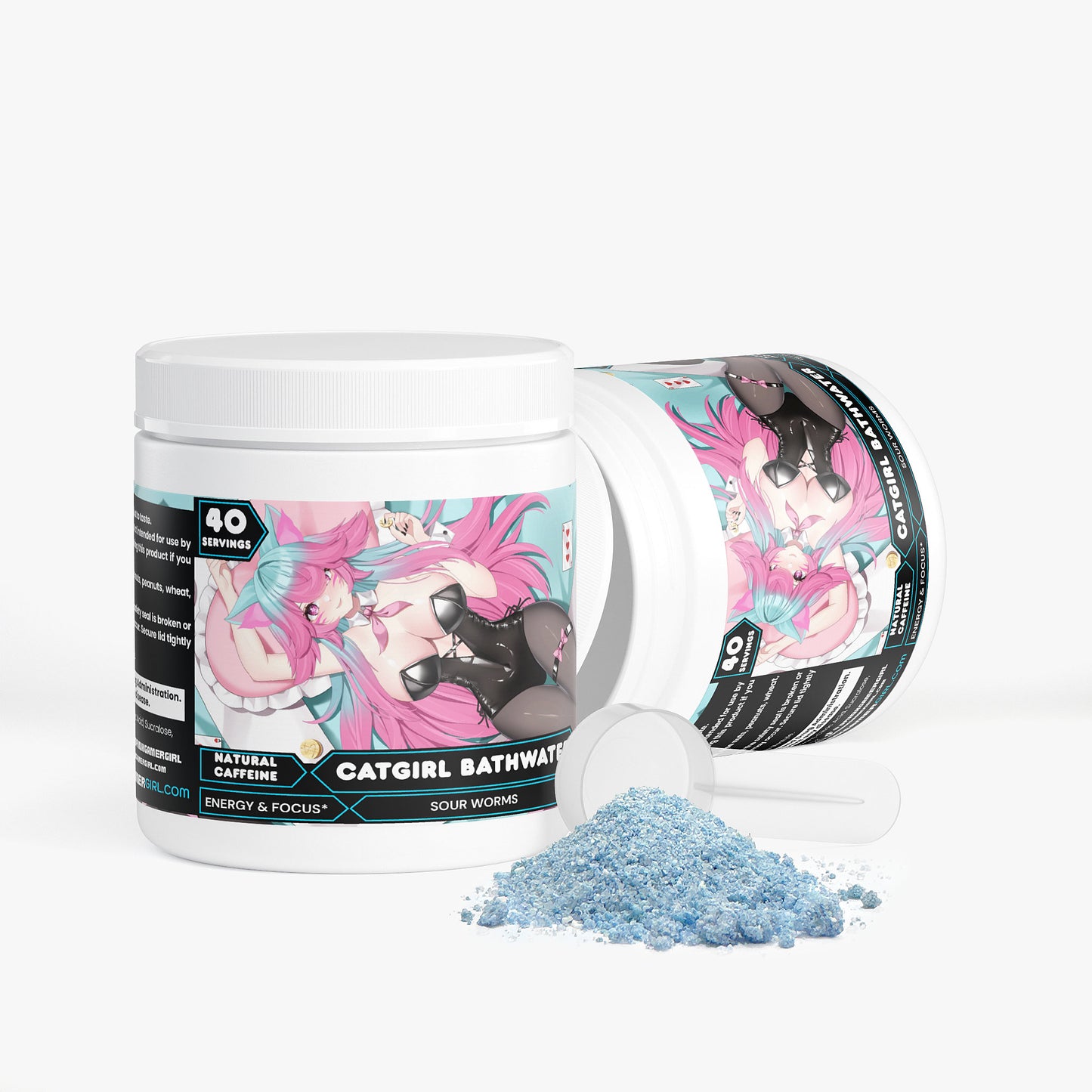 Akuma Miko - Catgirl Bathwater Focus Powder (Sour Worms)