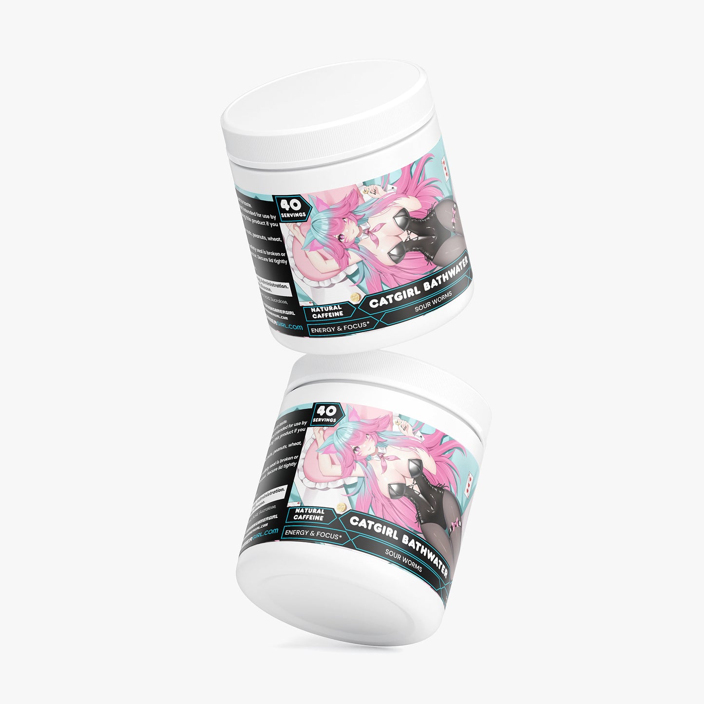 Akuma Miko - Catgirl Bathwater Focus Powder (Sour Worms)