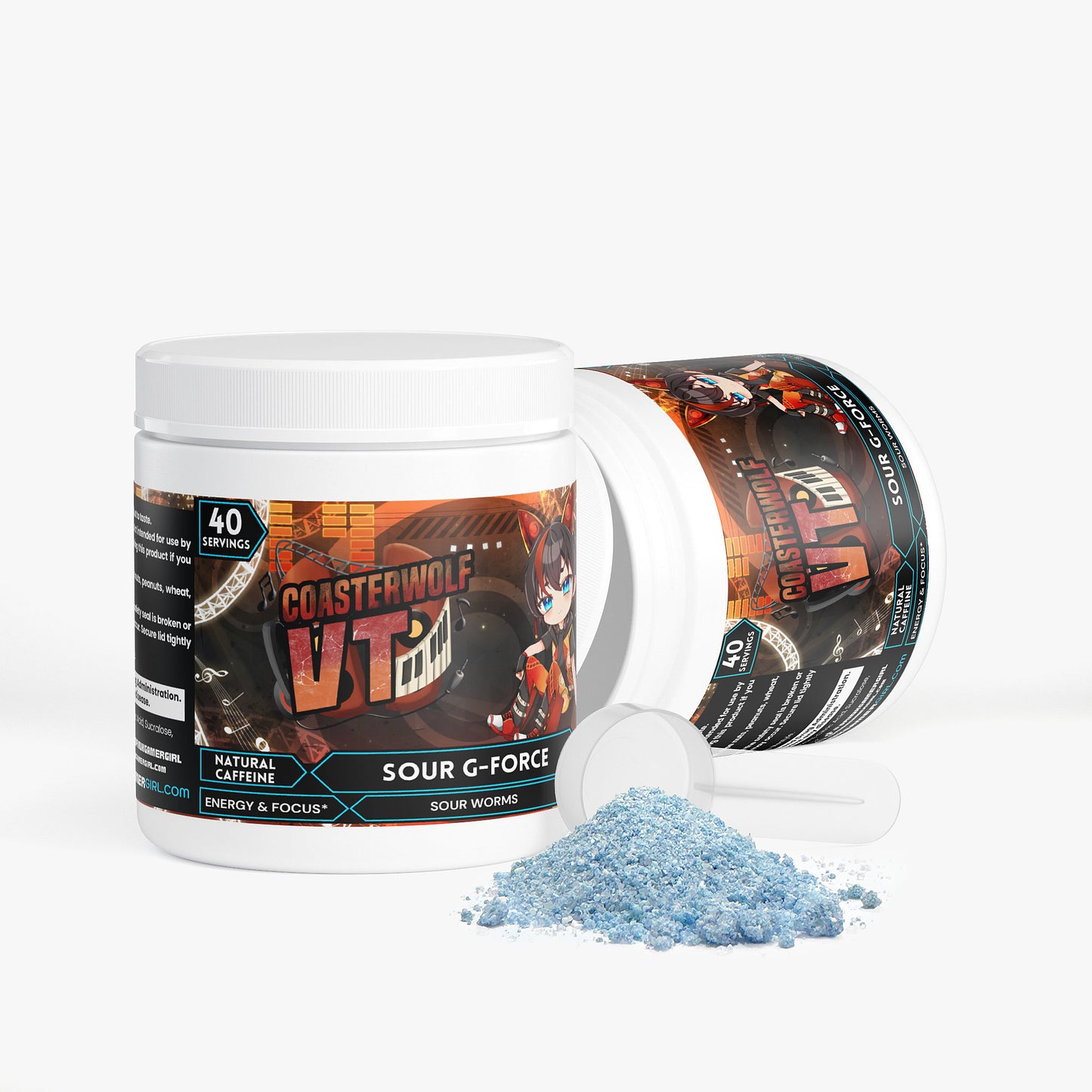 CoasterwolfVT - Sour G-force Focus Powder (Sour Worms)