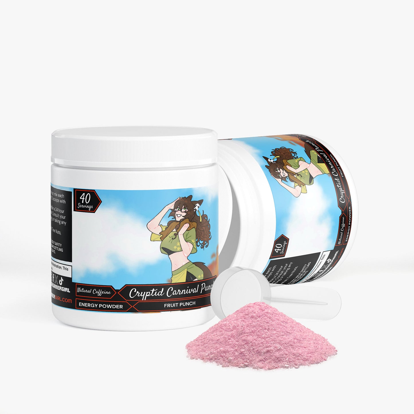 MusicalFox30 - Cryptid Carnival Punch Energy Powder (Fruit Punch)