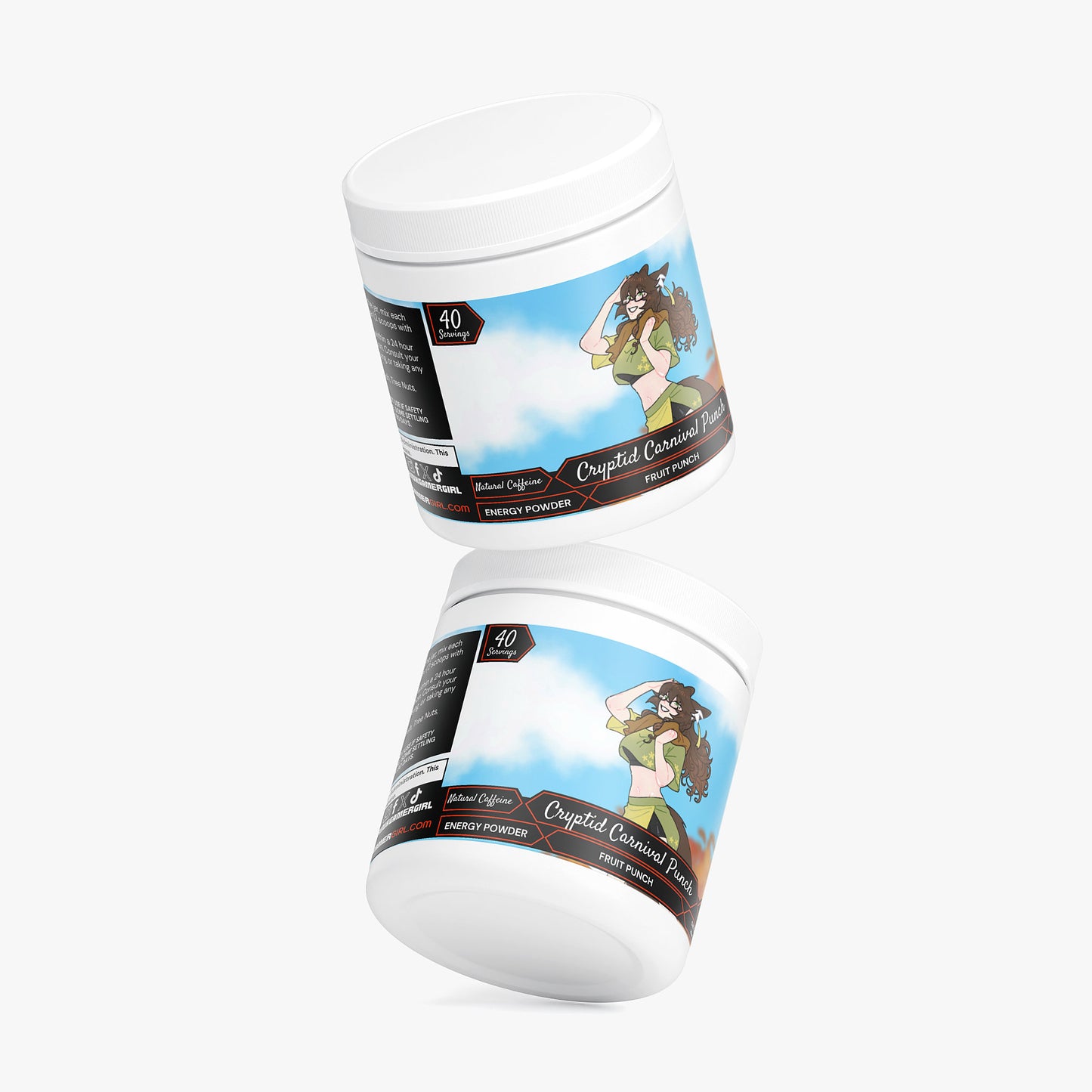 MusicalFox30 - Cryptid Carnival Punch Energy Powder (Fruit Punch)