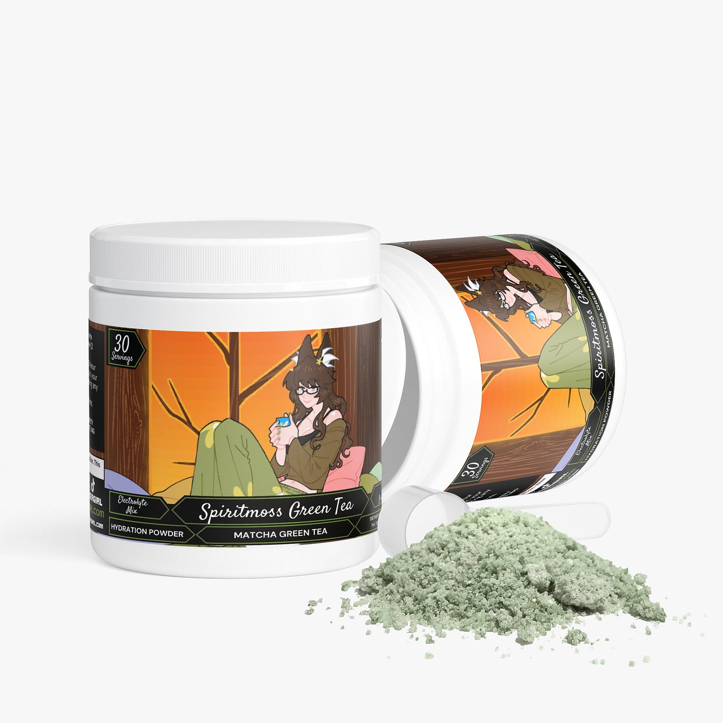 MusicalFox30 - Spiritmoss Green Tea Hydration Powder (Matcha Green Tea)