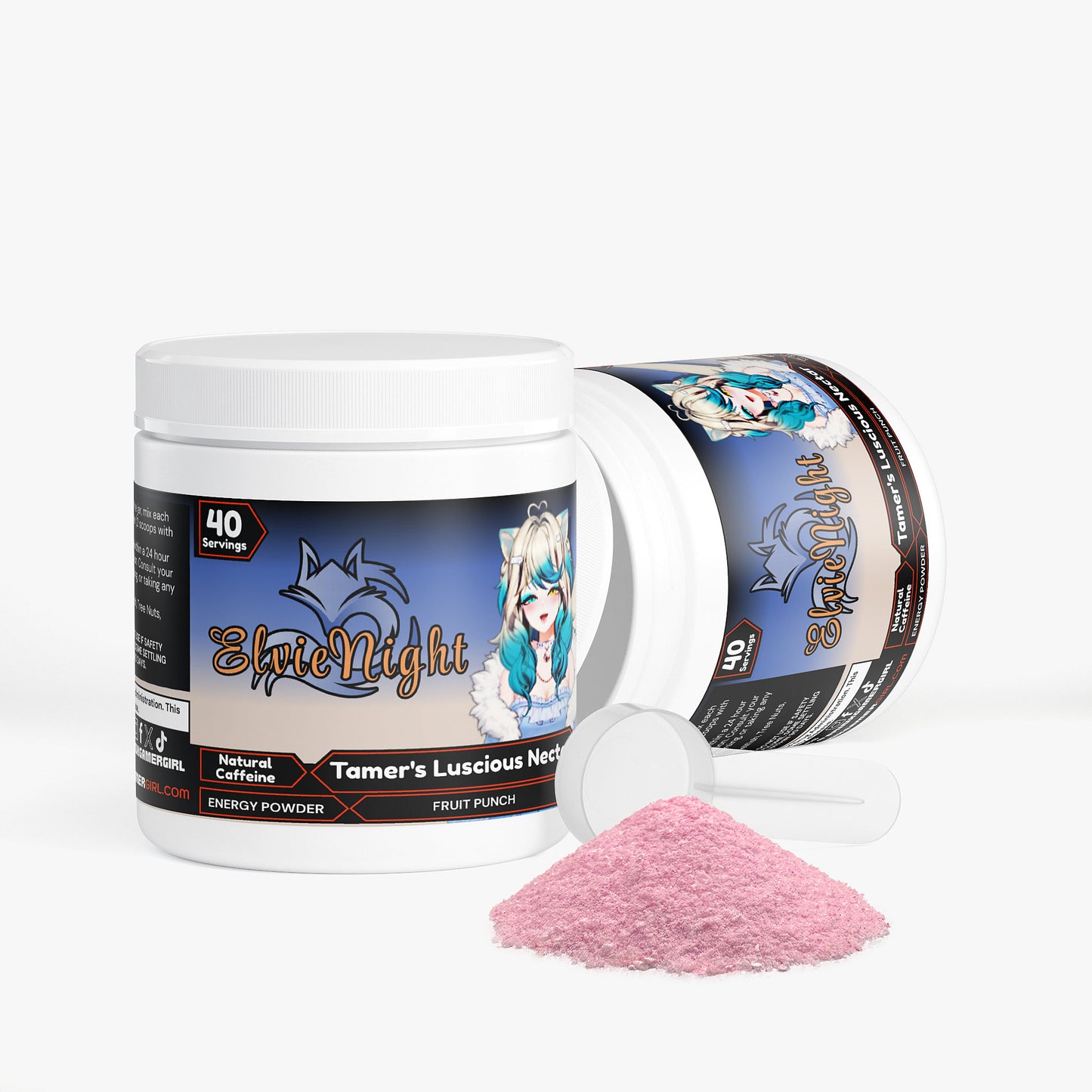 ElvieNight - Tamer's Luscious Nectar Energy Powder (Fruit Punch)