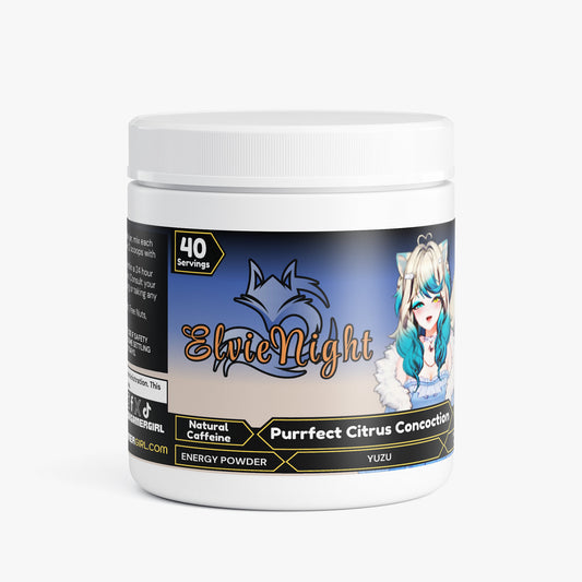 ElvieNight - Purrfect Citrus Concoction Energy Powder (Yuzu Flavor)