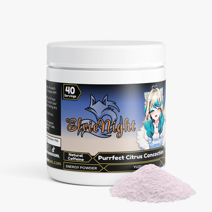 ElvieNight - Purrfect Citrus Concoction Energy Powder (Yuzu Flavor)