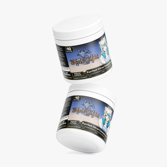 ElvieNight - Purrfect Citrus Concoction Energy Powder (Yuzu Flavor)