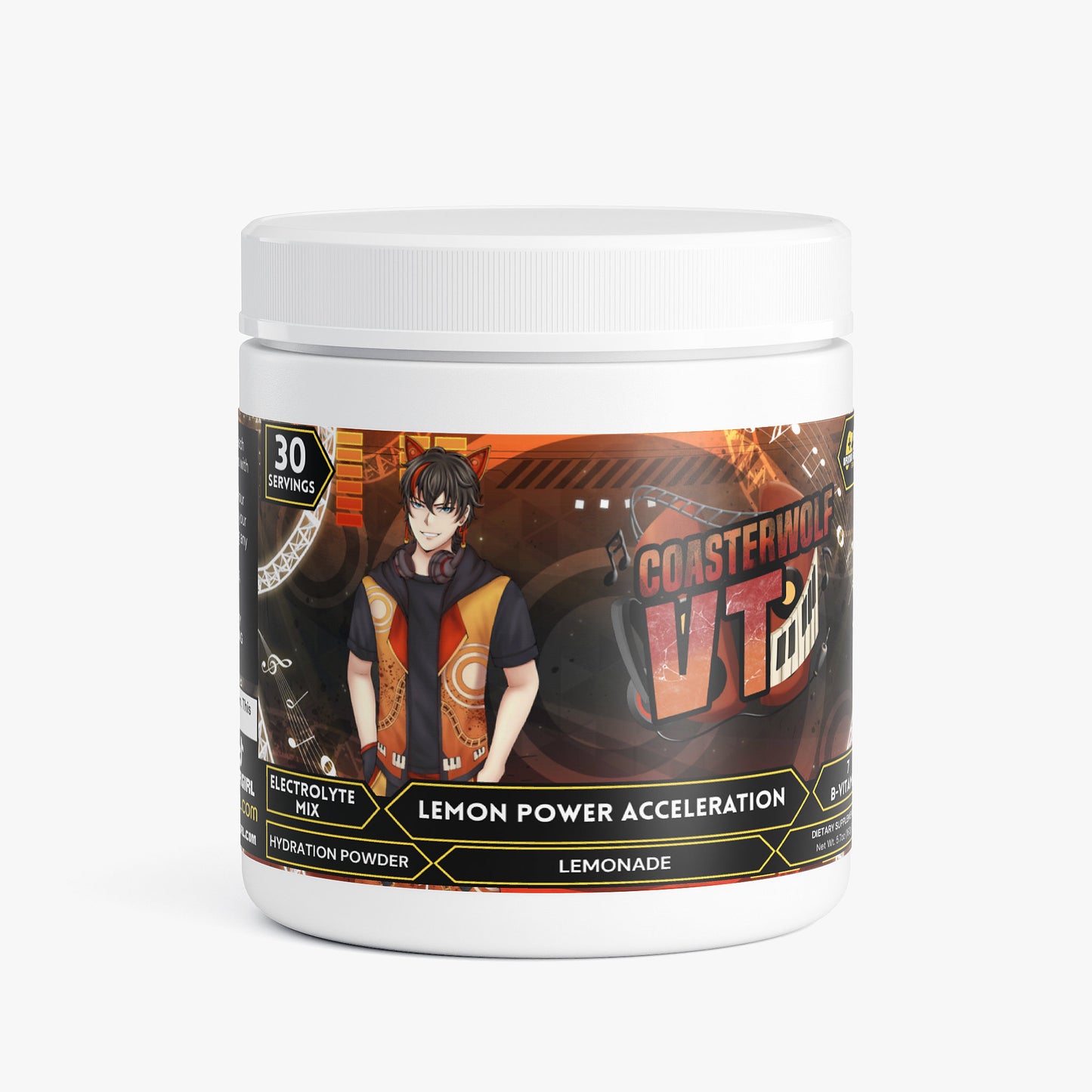 CoasterwolfVT - Lemon Power Acceleration Hydration Powder (Lemonade)