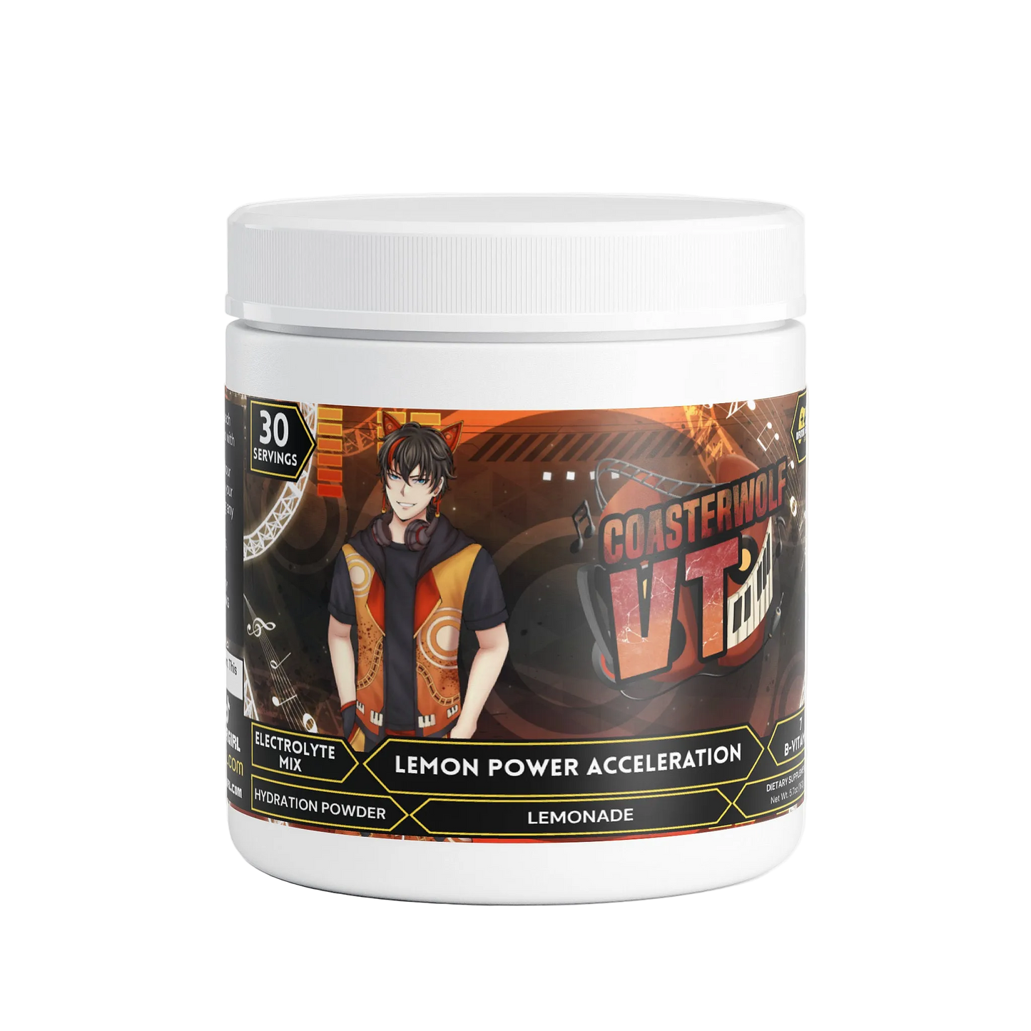 CoasterwolfVT - Lemon Power Acceleration Hydration Powder (Lemonade)
