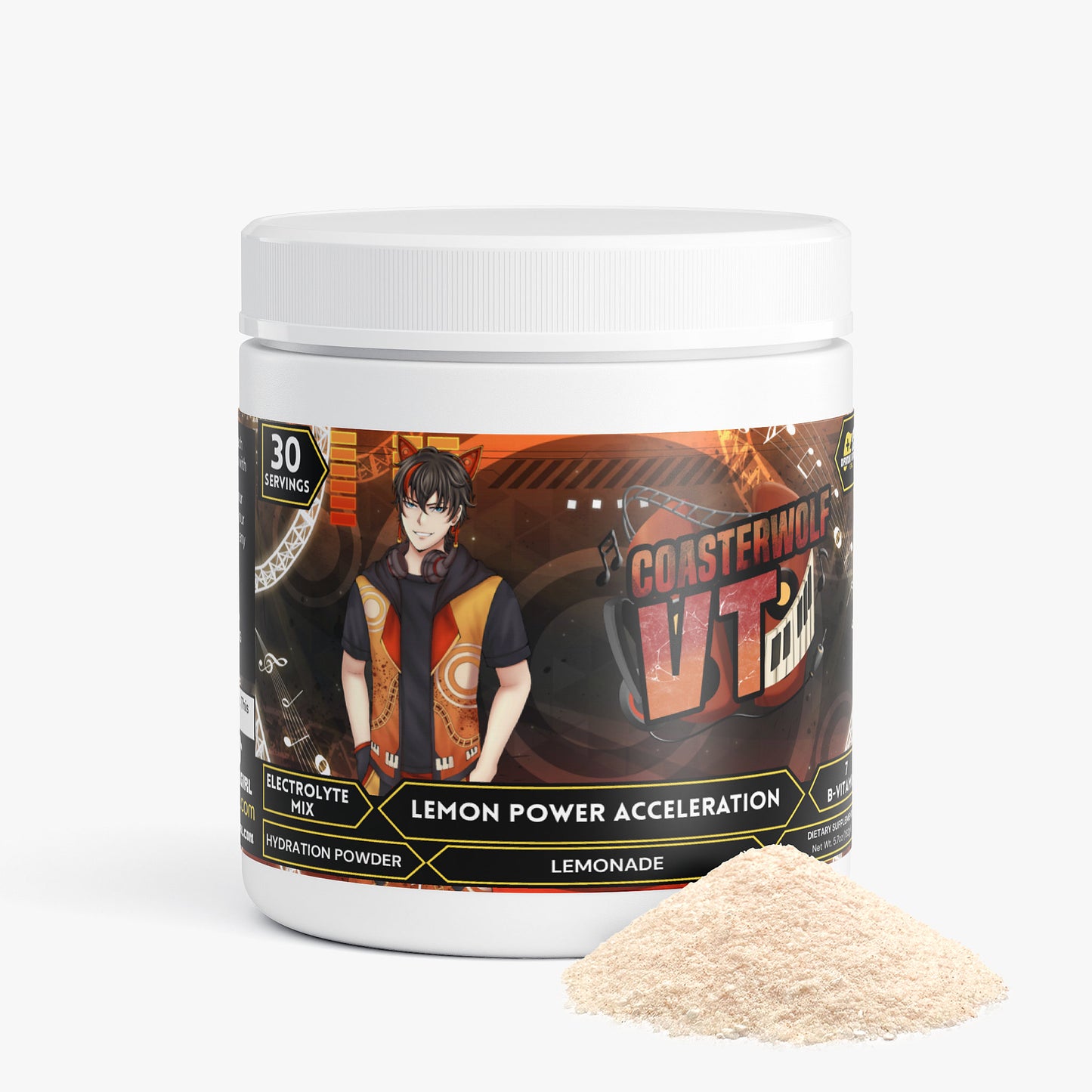 CoasterwolfVT - Lemon Power Acceleration Hydration Powder (Lemonade)