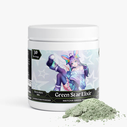 AuroraTheBunny - Green Star Elixir Hydration Powder (Matcha Green Tea)
