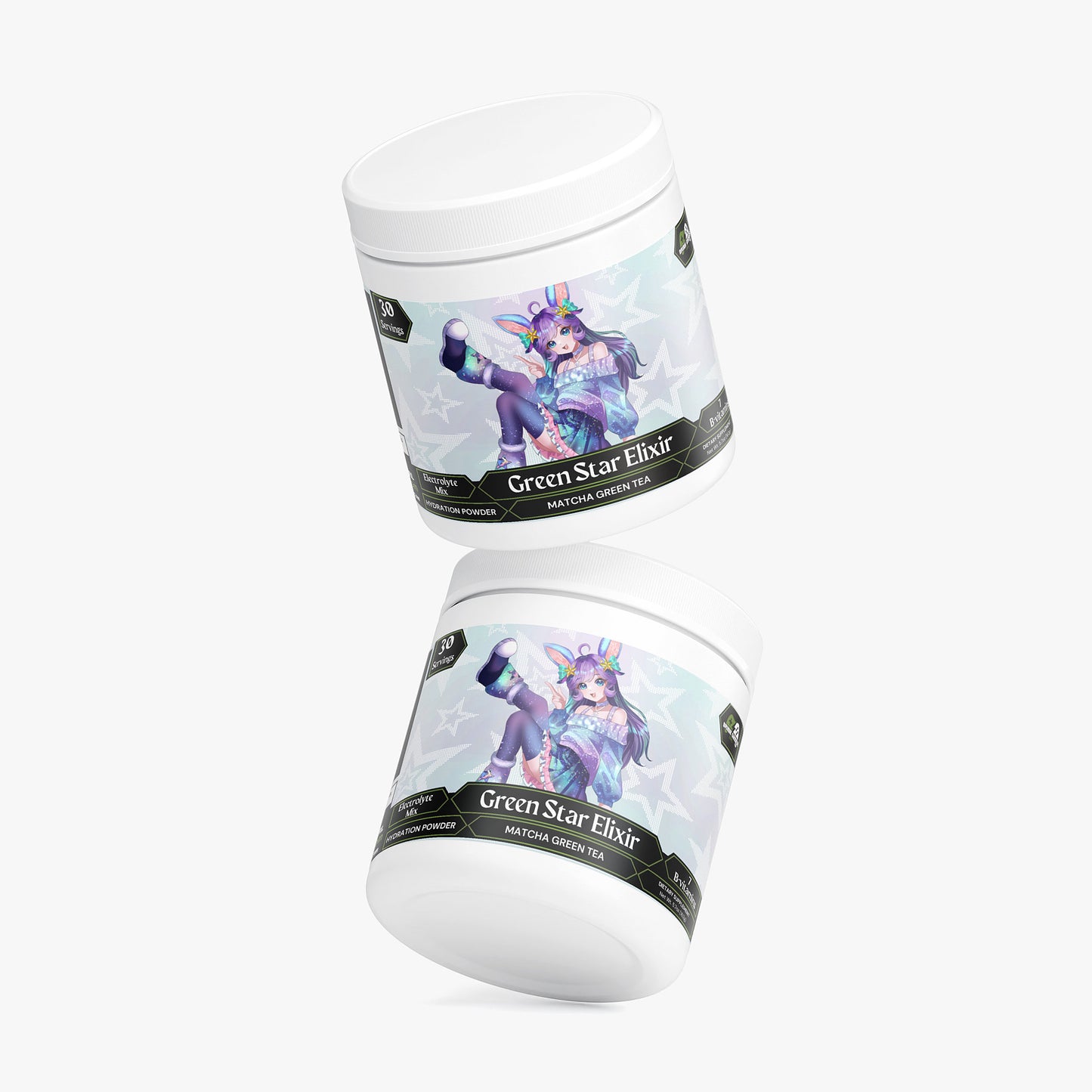 AuroraTheBunny - Green Star Elixir Hydration Powder (Matcha Green Tea)