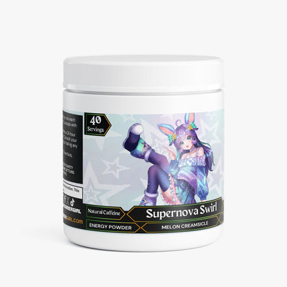 AuroraTheBunny - Supernova Swirl Energy Powder (Melon Creamsicle)