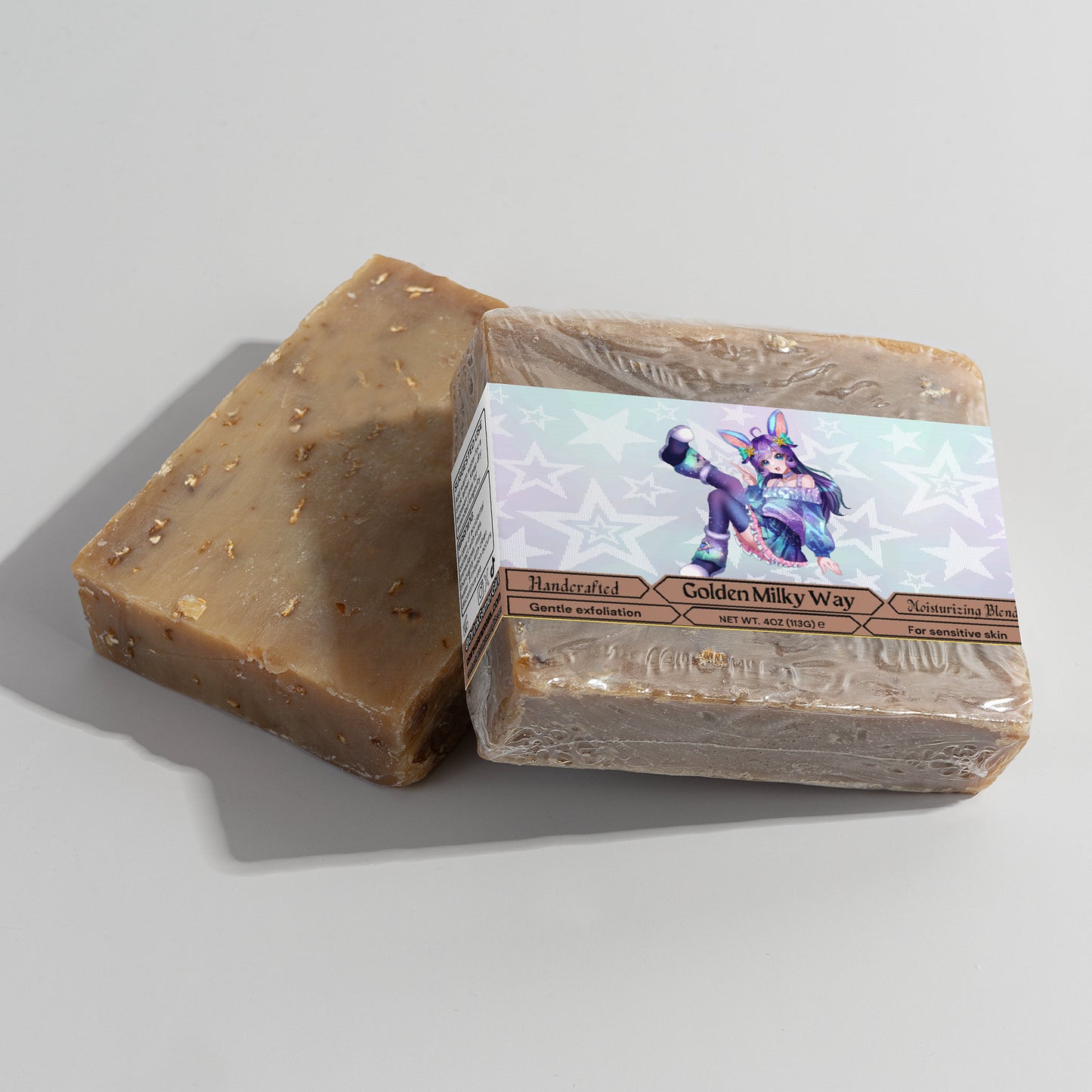AuroraTheBunny - Golden Milky Way Oat Milk Honey Soap
