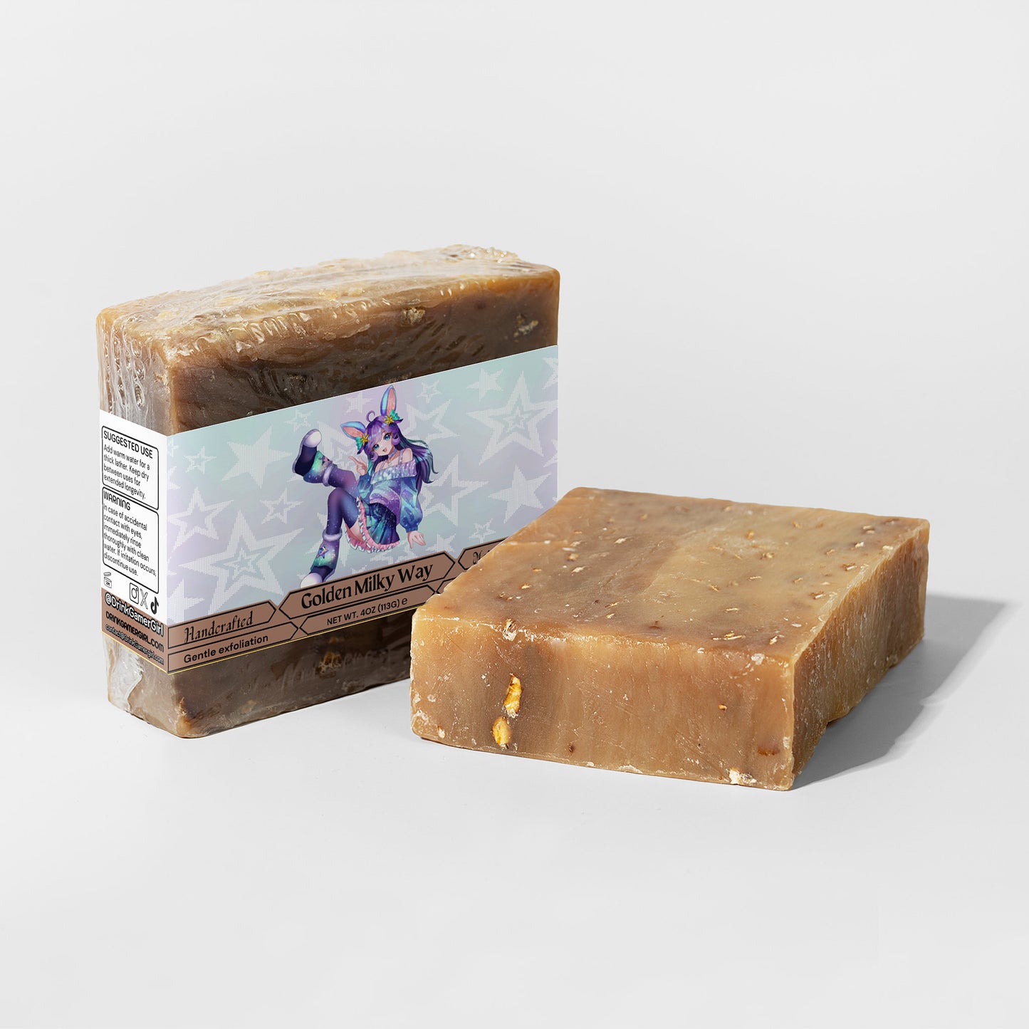 AuroraTheBunny - Golden Milky Way Oat Milk Honey Soap