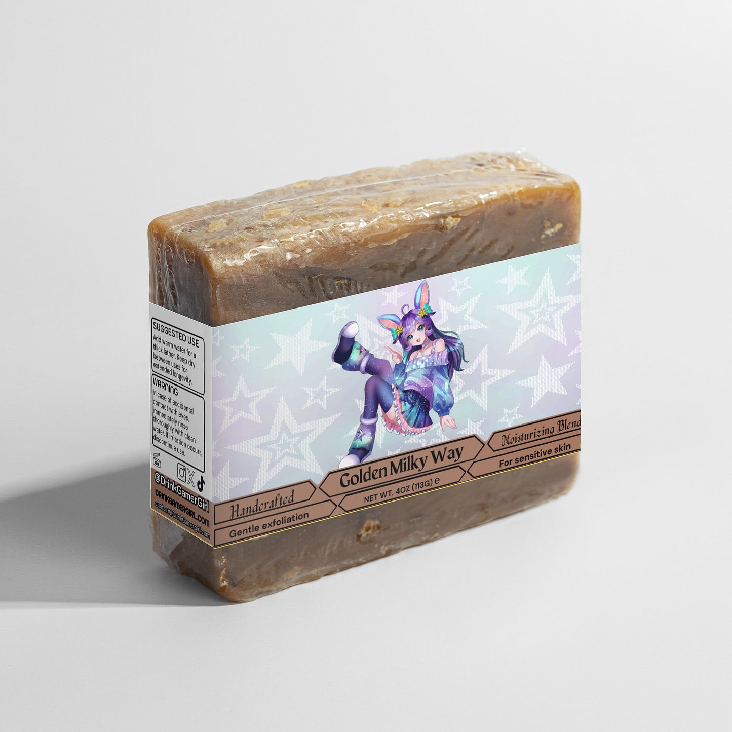 AuroraTheBunny - Golden Milky Way Oat Milk Honey Soap