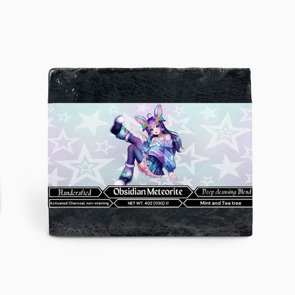 AuroraTheBunny - Obsidian Meteorite Charcoal Soap