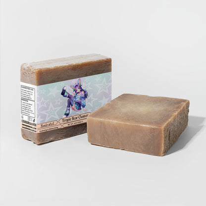 AuroraTheBunny - Tropic Star Cluster Coconut Beach Soap