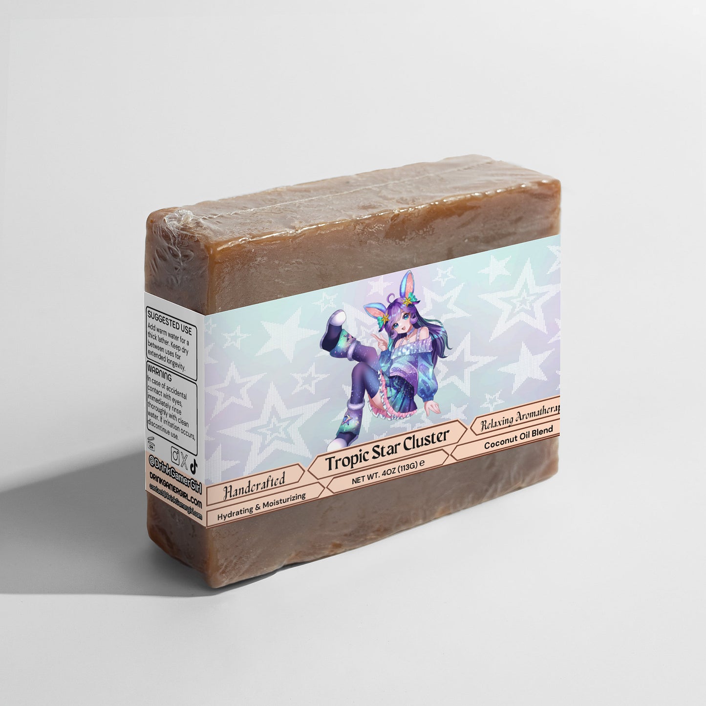 AuroraTheBunny - Tropic Star Cluster Coconut Beach Soap