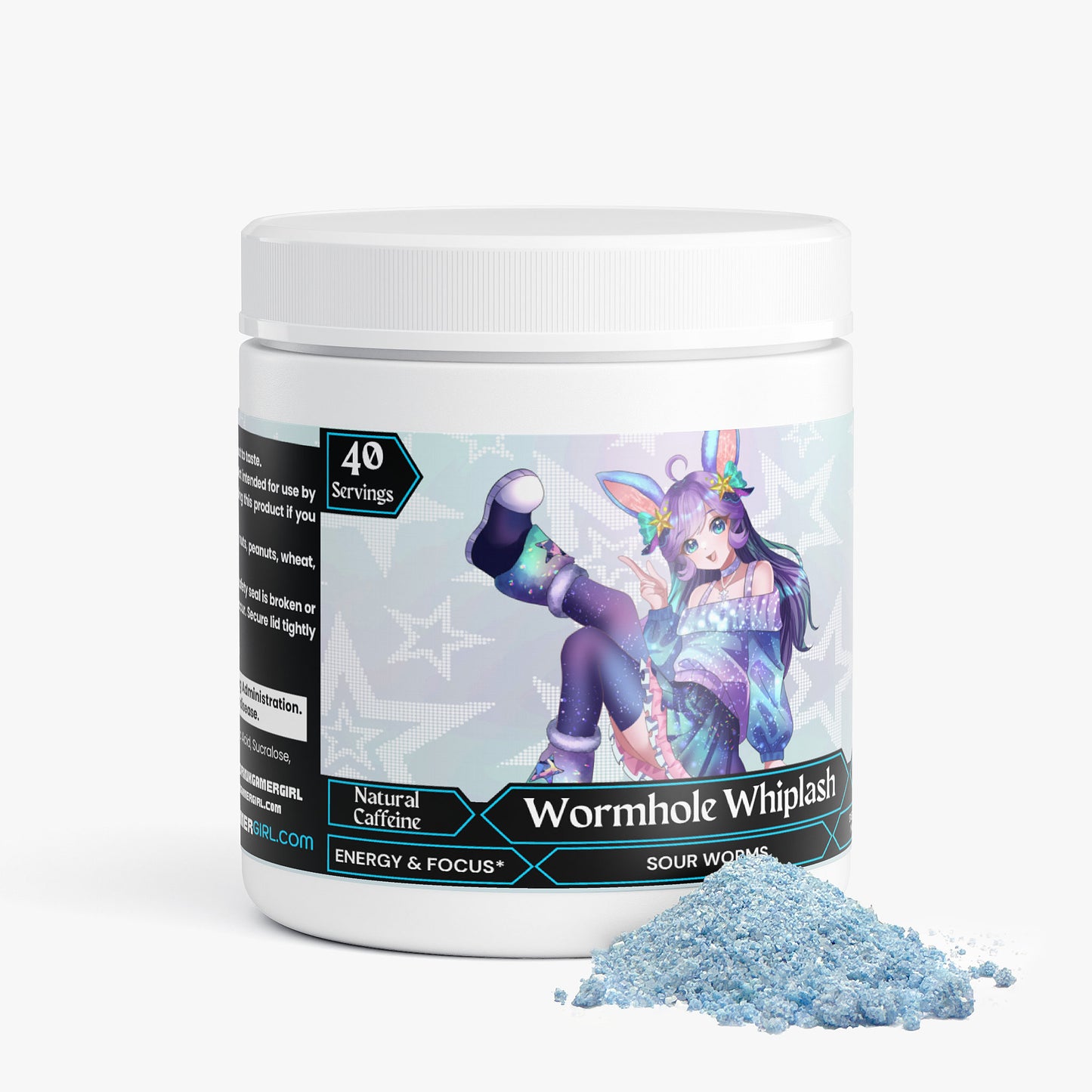 AuroraTheBunny - Wormhole Whiplash Focus Powder (Sour Worms)