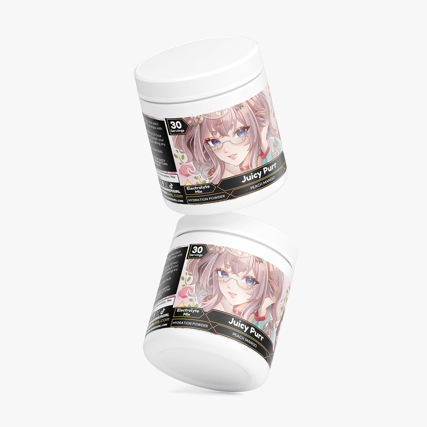 KomohanaVT - Juicy Purr Hydration Powder (Peach Mango)