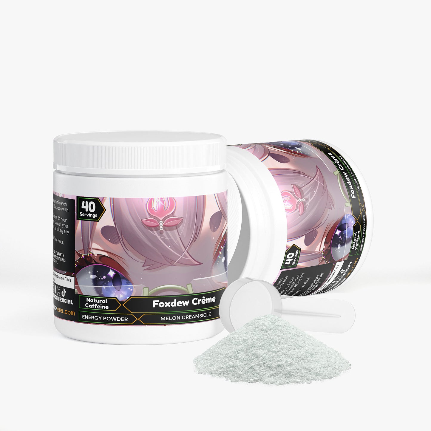 KomohanaVT - Foxdew Crème Energy Powder (Melon Creamsicle)