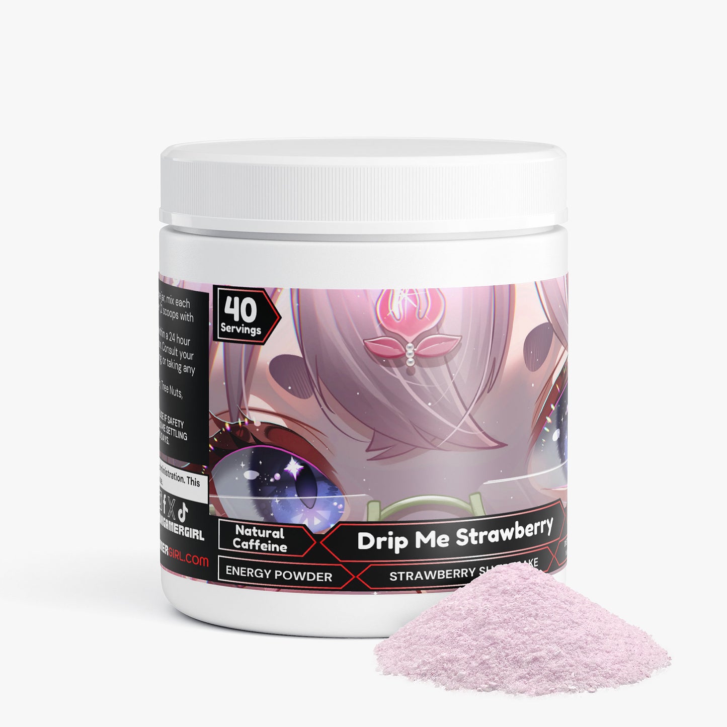 KomohanaVT - Drip Me Strawberry Energy Powder (Strawberry Shortcake)