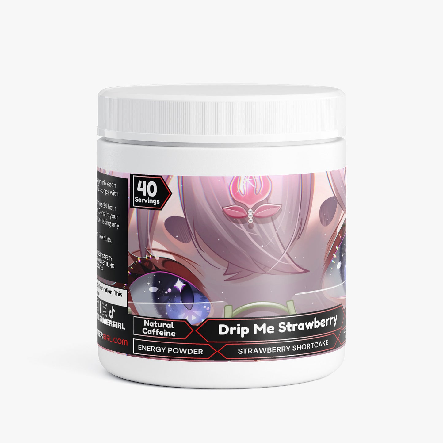 KomohanaVT - Drip Me Strawberry Energy Powder (Strawberry Shortcake)