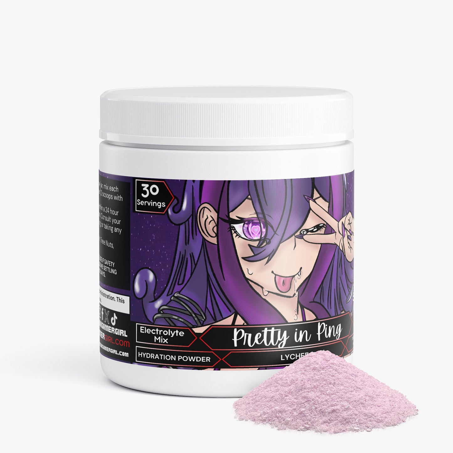 SilentStormVT - Pretty in Ping Hydration Powder (Lychee)