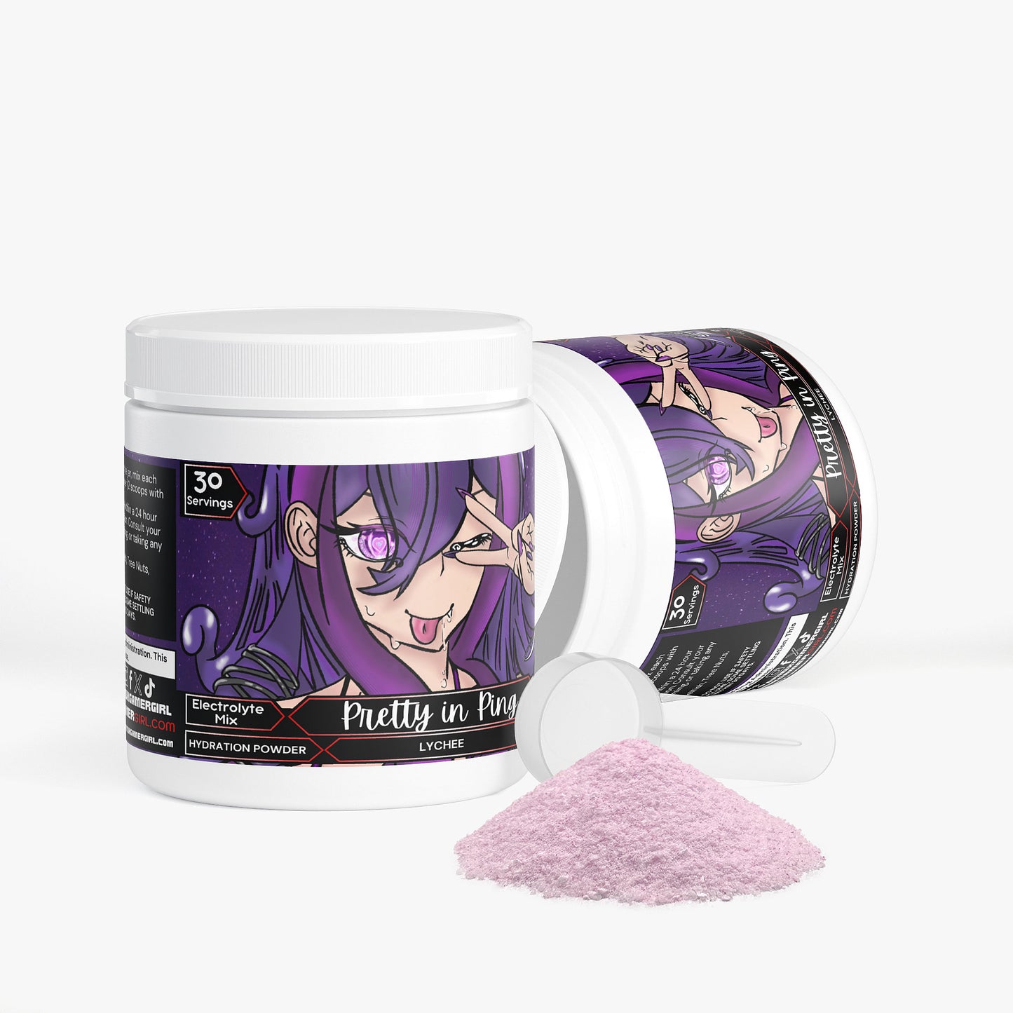 SilentStormVT - Pretty in Ping Hydration Powder (Lychee)