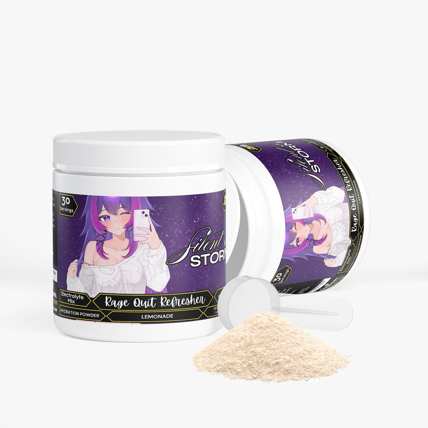 SilentStormVT - Rage Quit Refresher Hydration Powder (Lemonade)