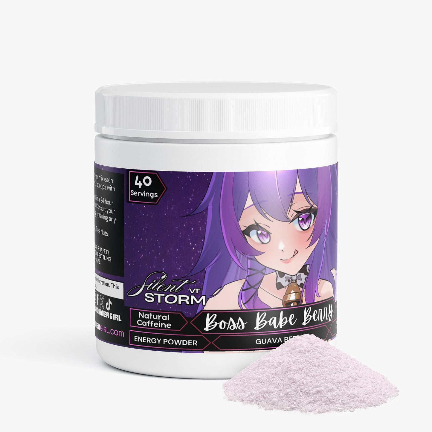 SilentStormVT - Boss Babe Berry Energy Powder (Guava Berry)
