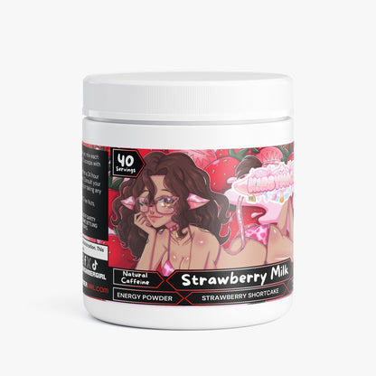 Kirbymochii - Strawberry Milk Energy Powder (Strawberry Shortcake)