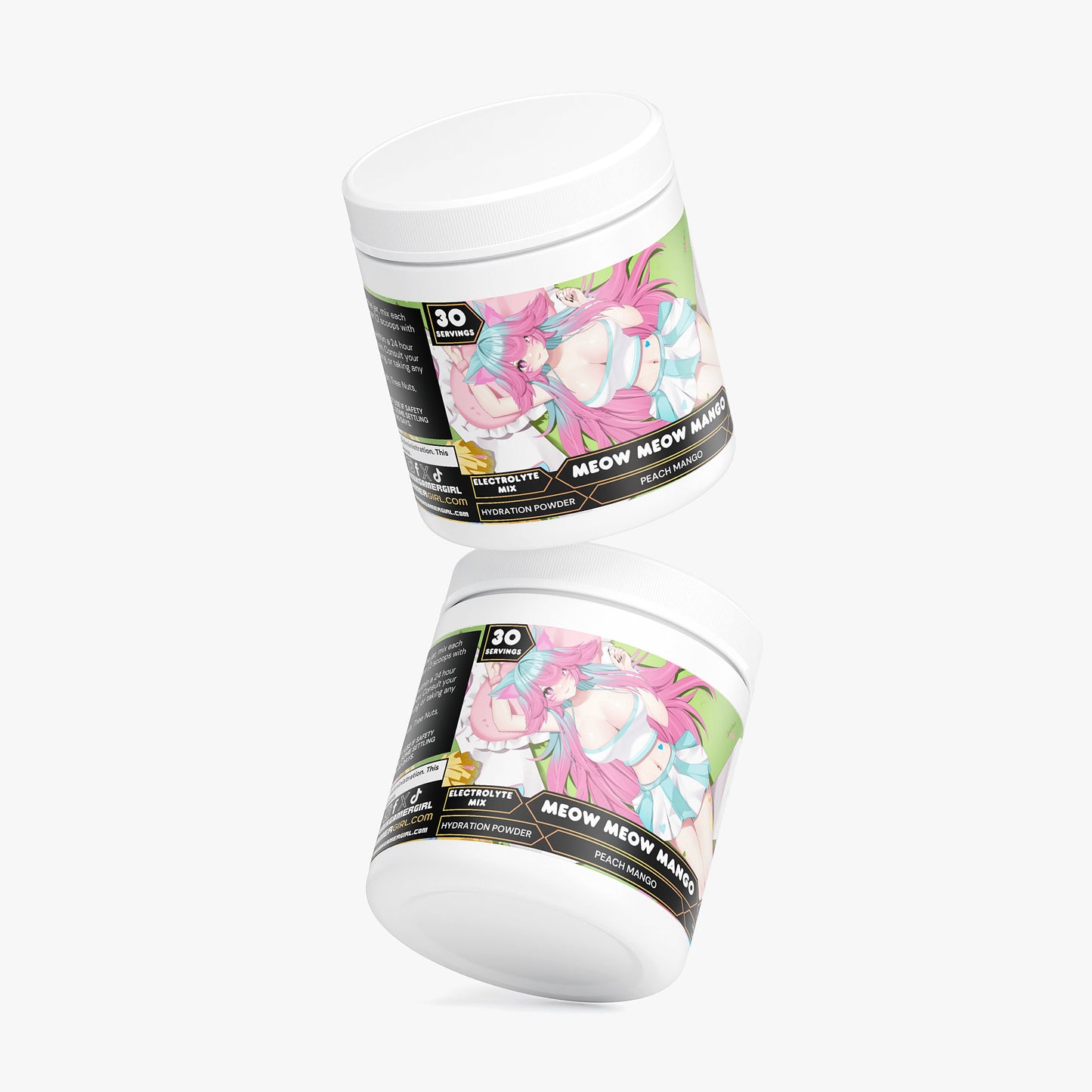 Akuma Miko - Meow Meow Mango Hydration Powder (Peach Mango)
