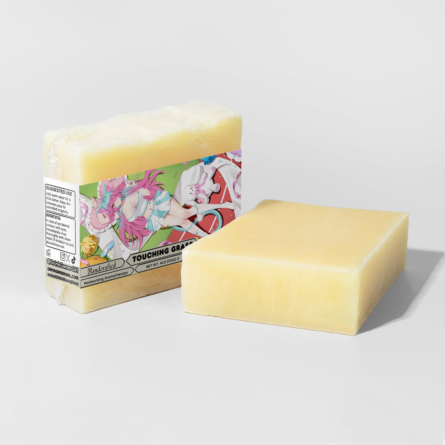 Akuma Miko - Touching Grass Lemongrass & Sage Soap