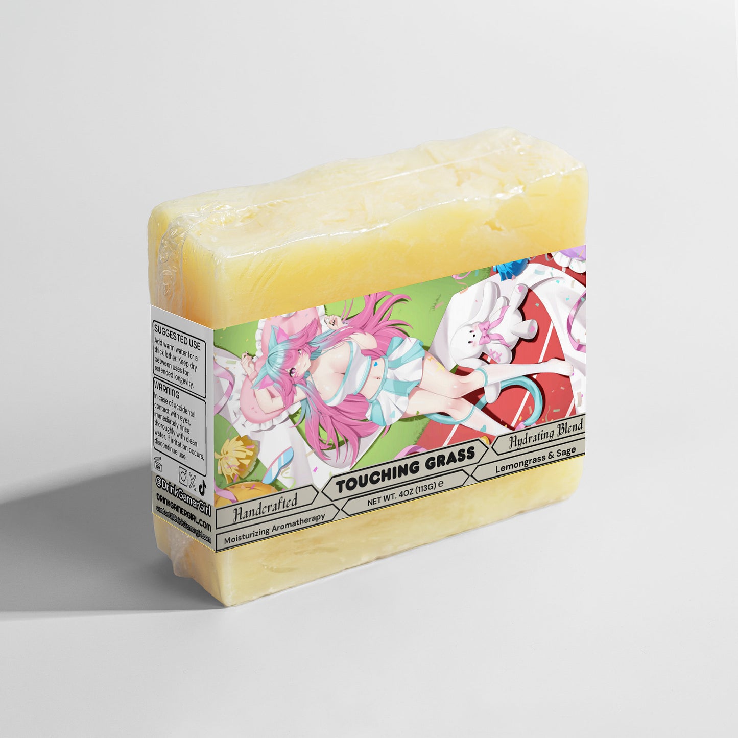 Akuma Miko - Touching Grass Lemongrass & Sage Soap