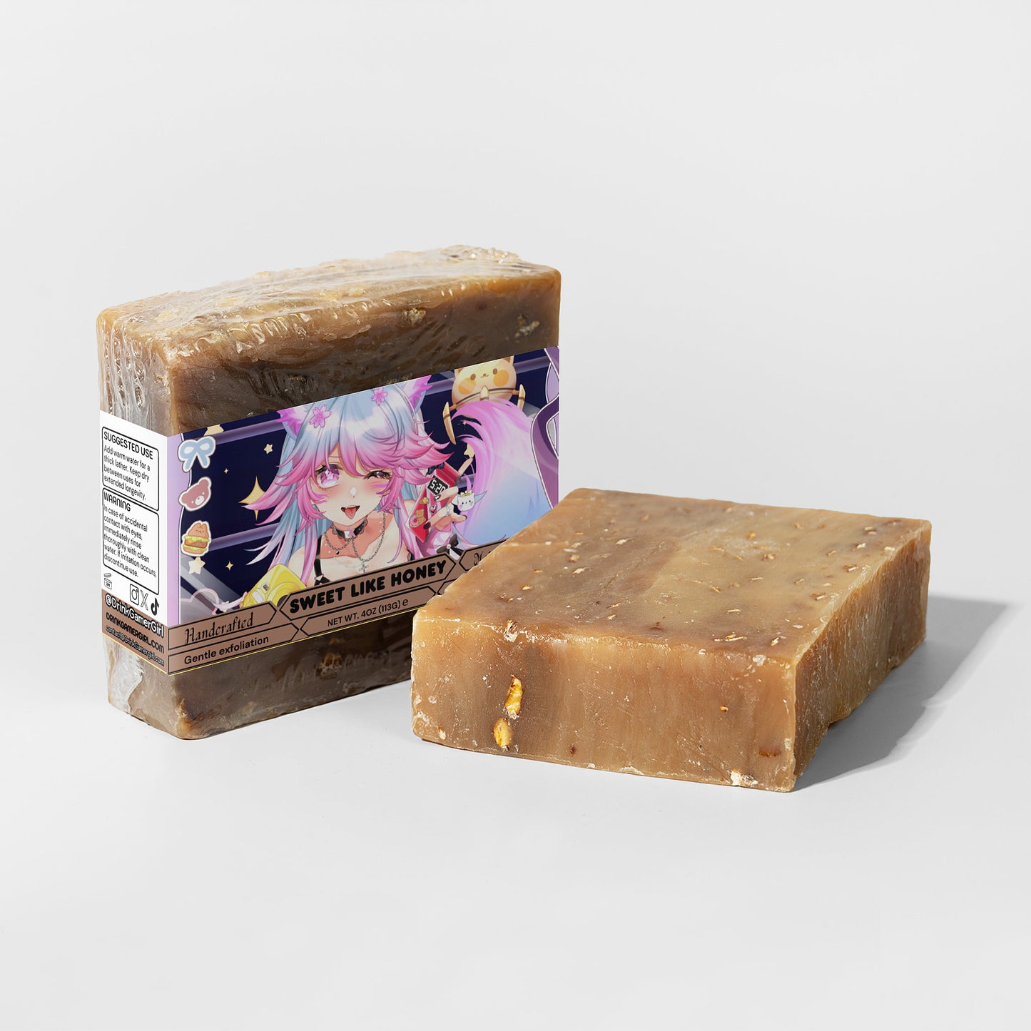Akuma Miko - Sweet Like Honey Oat Milk Honey Soap